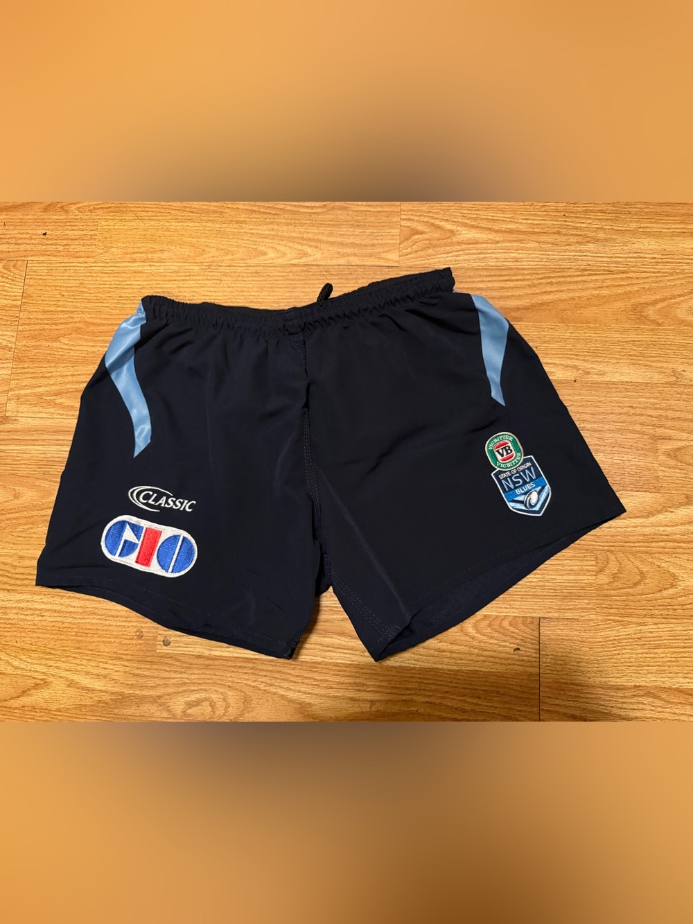 South Wales Blues State Of Origin 2009 Players On Field Rugby  Shorts size M